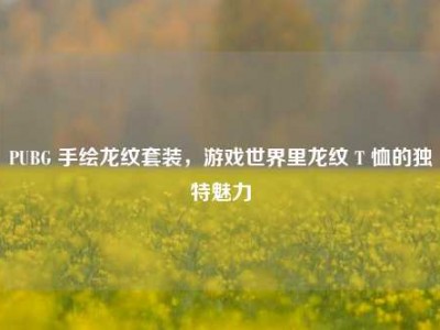 PUBG 手绘龙纹套装，游戏世界里龙纹 T 恤的独特魅力