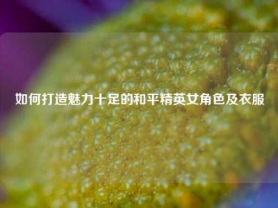 如何打造魅力十足的和平精英女角色及衣服