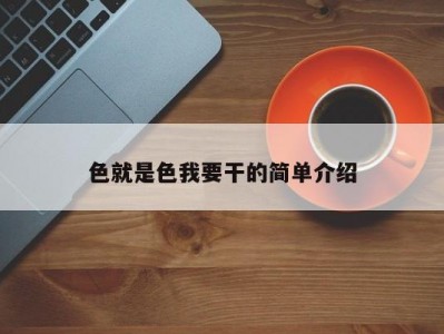 色就是色我要干的简单介绍